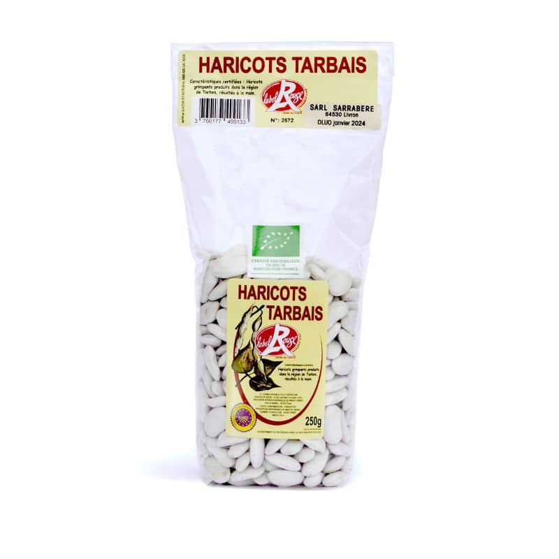 Haricots tarbais secs en 250g