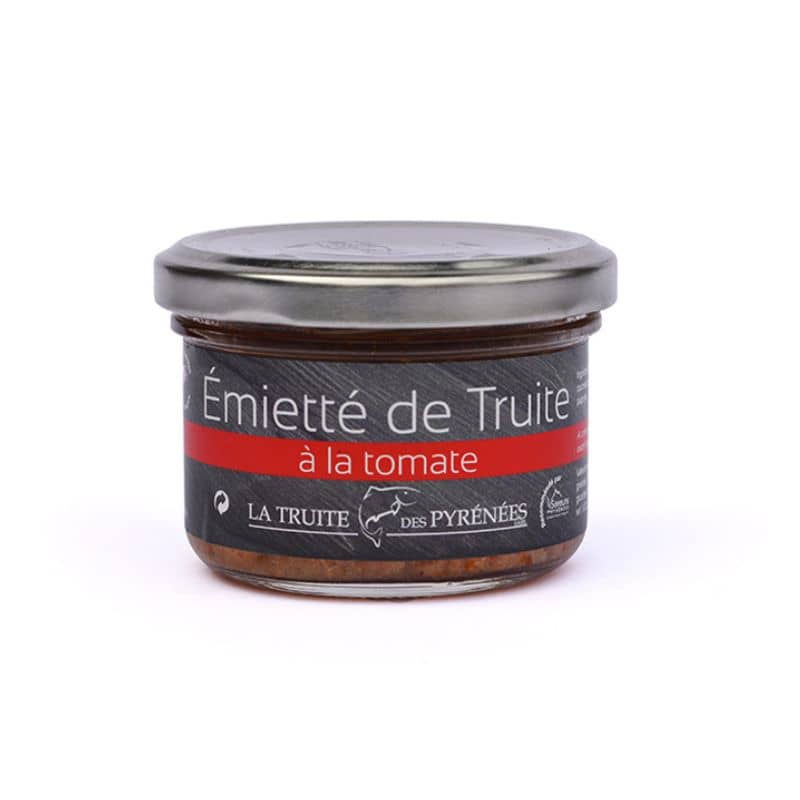 Emietté de truite à la tomate