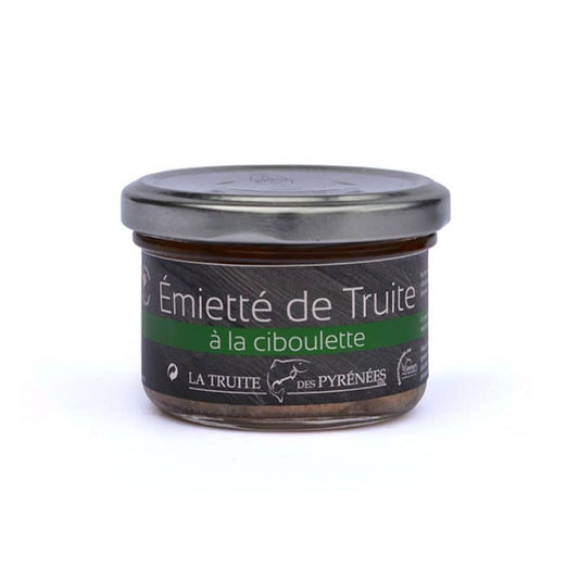 Emietté de truite à la ciboulette